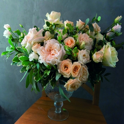 Calendar cu imagini Bouquets, 31.5 x 48 cm, 12 file, 2026